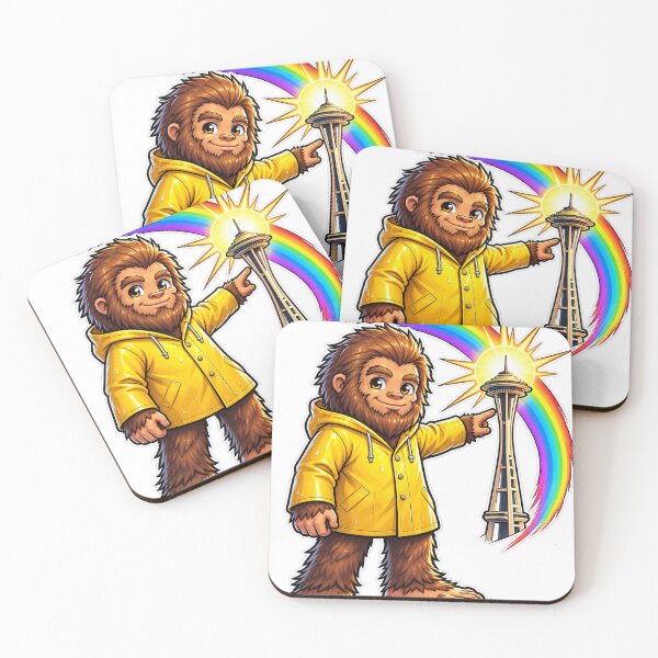Item preview, Seattle Bigfoot Rainbow Adventure designed and sold by Terra Nova Collective.
