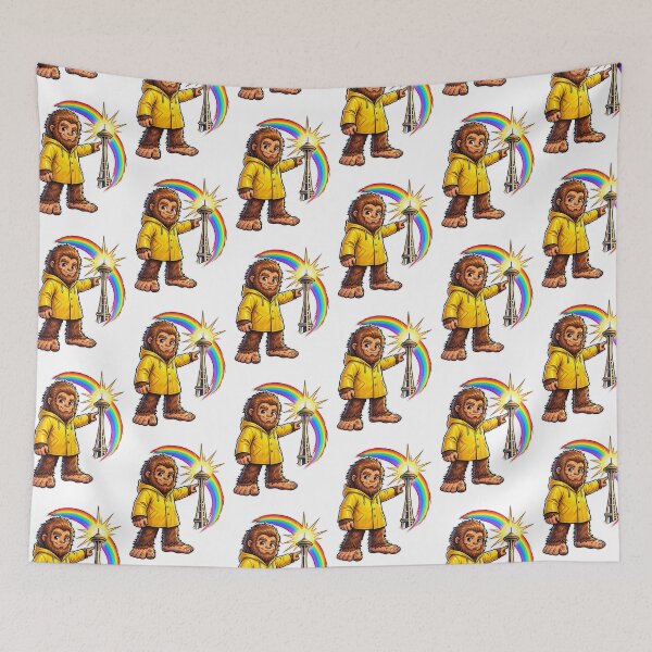Item preview, Seattle Bigfoot Rainbow Adventure designed and sold by Terra Nova Collective.