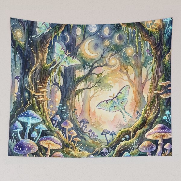 Item preview, Celestial Fairy Mushroom Forest Dreams designed and sold by Storybook Botanica.