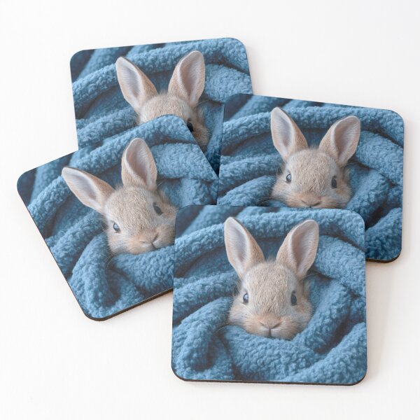 Item preview, American Rabbit in Blanket 01 designed and sold by Elisabeth Lucas.