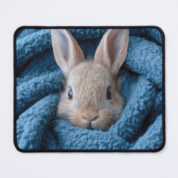 Item preview, American Rabbit in Blanket 01 designed and sold by Elisabeth Lucas.