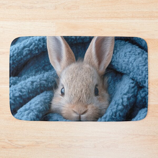 Item preview, American Rabbit in Blanket 01 designed and sold by Elisabeth Lucas.