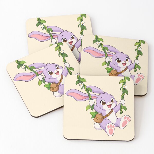 Item preview, Forest Bunny – Cute Woodland Adventurer designed and sold by ChromaRune.