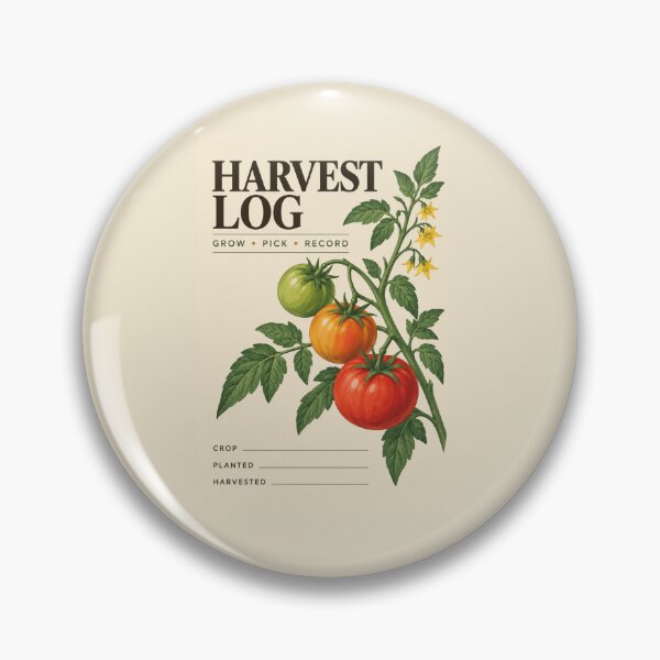 Item preview, Garden Harvest Log Notebook – Vegetable Garden Record Journal designed and sold by astersgraphics.