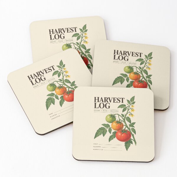 Item preview, Garden Harvest Log Notebook – Vegetable Garden Record Journal designed and sold by astersgraphics.