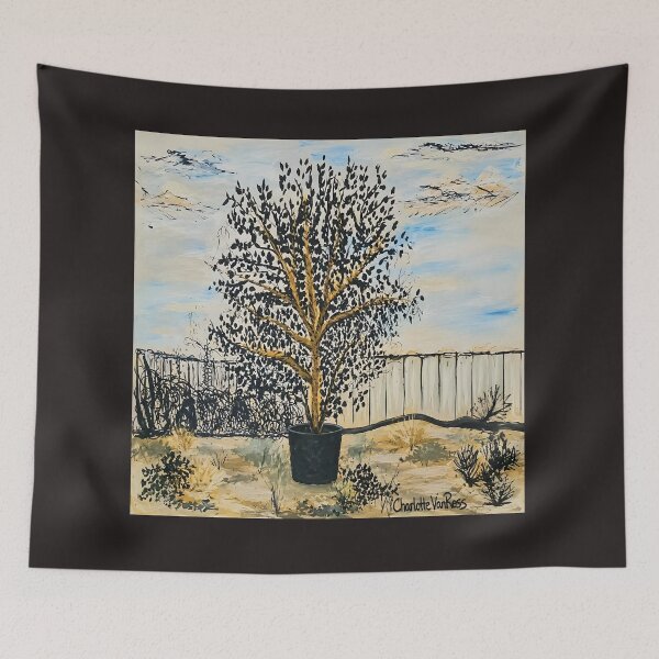 Item preview, My back yard by charlotte VanRoss designed and sold by Charlotte VanRoss fine art.