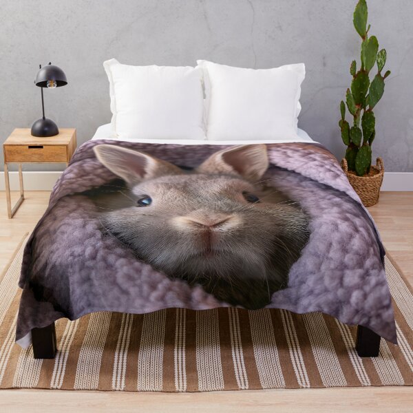Item preview, Beveren Rabbit in Blanket 01 designed and sold by Elisabeth Lucas.