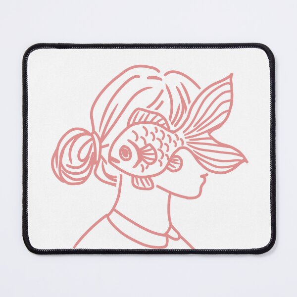Item preview, Daydreaming fish (red) designed and sold by nereid32.