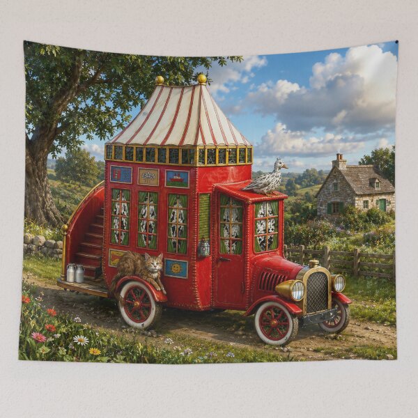 Item preview, Countryside dream on wheels designed and sold by Jonsmartdesigns.