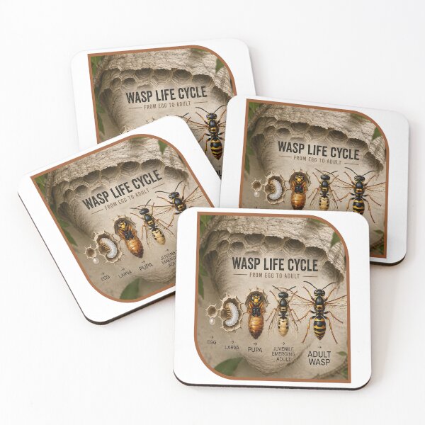 Item preview, vintage, hunter wasps, funny wasp designed and sold by amazouz1.