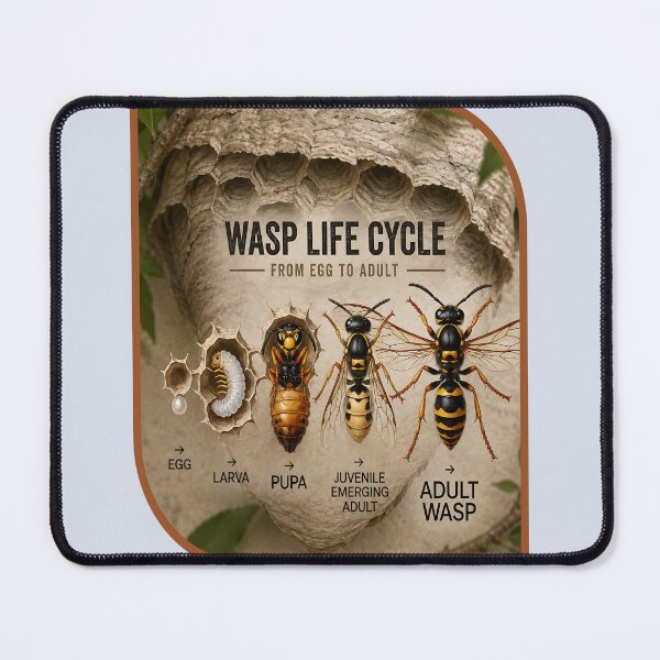 Item preview, vintage, hunter wasps, funny wasp designed and sold by amazouz1.