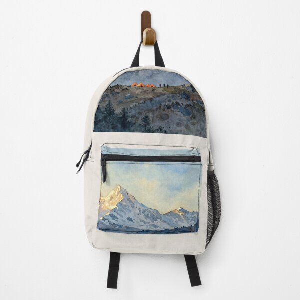 Item preview, Himalaya at the sunrise watercolor designed and sold by WildArtIT.