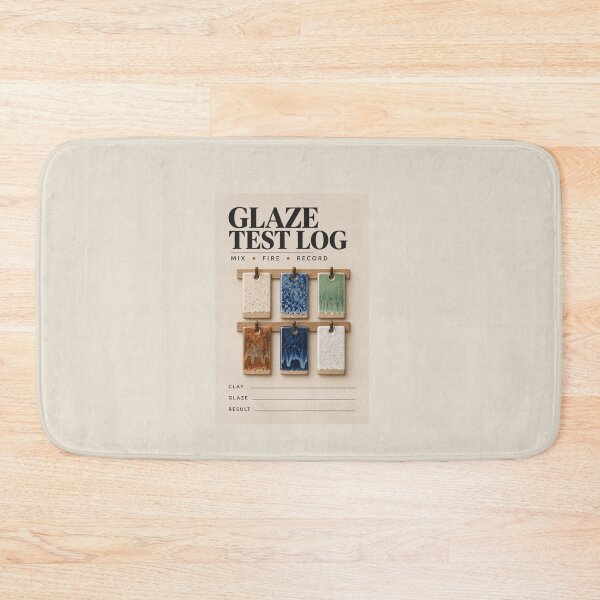 Item preview, Glaze Test Log Notebook – Pottery Glaze & Ceramics Studio Journal designed and sold by astersgraphics.