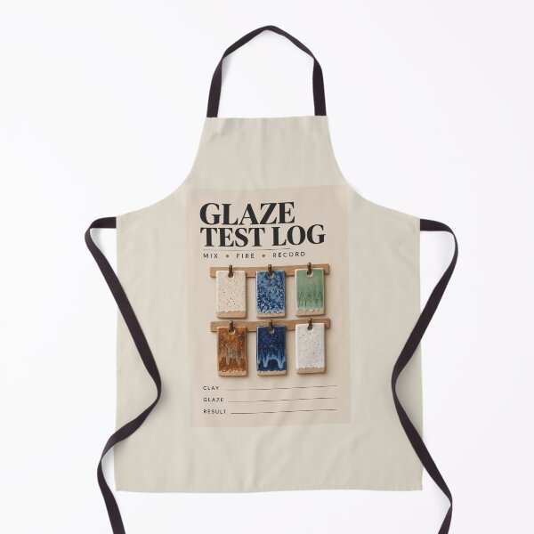 Item preview, Glaze Test Log Notebook – Pottery Glaze & Ceramics Studio Journal designed and sold by astersgraphics.