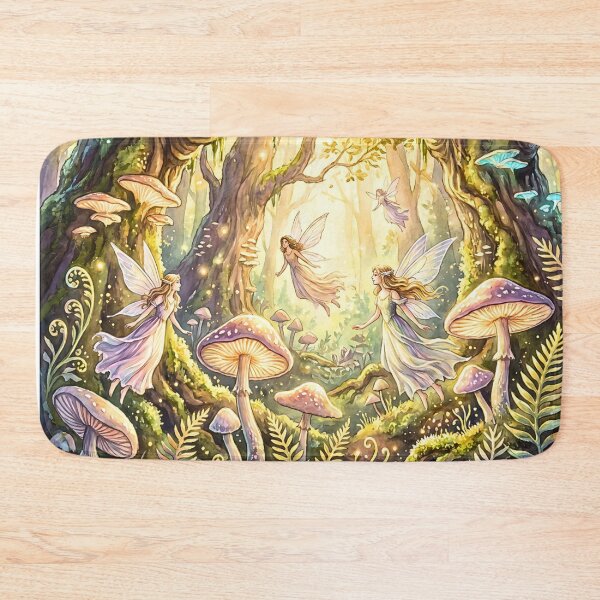 Item preview, Magical Fairy Mushroom Forest Dreams designed and sold by Storybook Botanica.