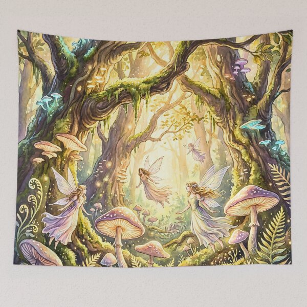 Item preview, Sueños mágicos del bosque de setas de hadas designed and sold by Storybook Botanica.