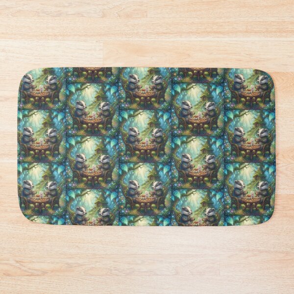 Item preview, Magical Badger Tea Party in the Forest. designed and sold by JoyNest = "The nest of joy".
