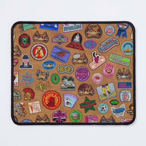 Item preview, Princess Donut Patch Jacket - Leather - Tan designed and sold by QuiltPaperScissors.