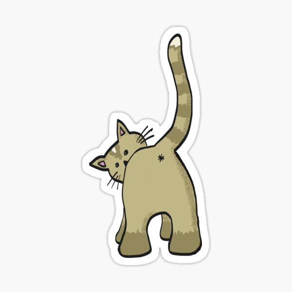Item preview, Cat's bum designed and sold by SombreroDoodles.