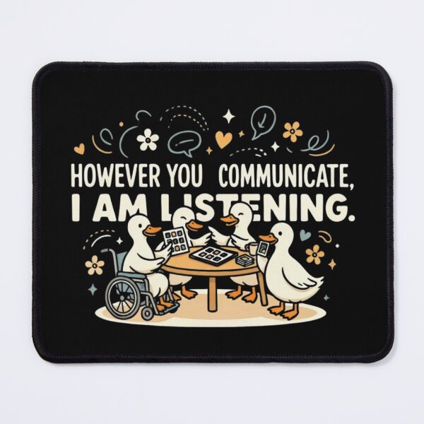 Item preview, However You Communicate I'm Listening AAC SLP Silly Goose designed and sold by Dabbing Turtle Designs.