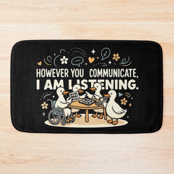 Item preview, However You Communicate I'm Listening AAC SLP Silly Goose designed and sold by Dabbing Turtle Designs.