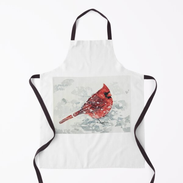Item preview, Red Cardinal bird watercolor designed and sold by WildArtIT.