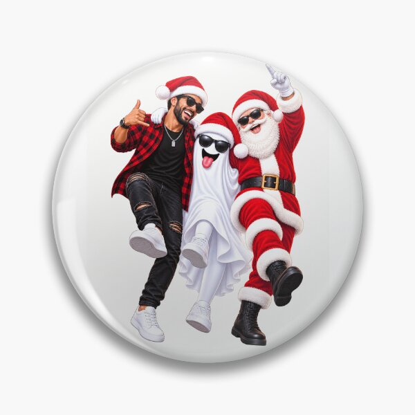 Item preview, Funny Christmas Santa Ghost Holiday Streetwear Design designed and sold by ArtSpark Studio.