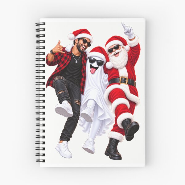 Item preview, Funny Christmas Santa Ghost Holiday Streetwear Design designed and sold by ArtSpark Studio.
