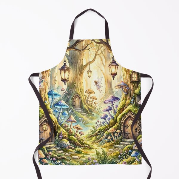 Item preview, Enchanted Fairy Mushroom Forest Village designed and sold by Storybook Botanica.