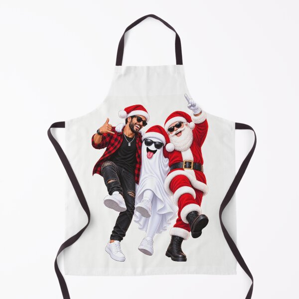 Item preview, Funny Christmas Santa Ghost Holiday Streetwear Design designed and sold by ArtSpark Studio.