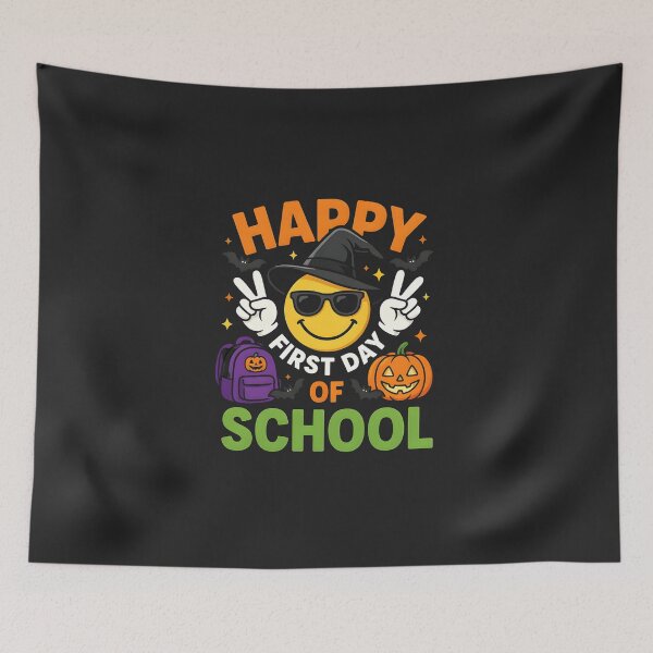 Item preview, Spooky First Day School Smiley Autumn Classroom Kids  designed and sold by dragonbol023.