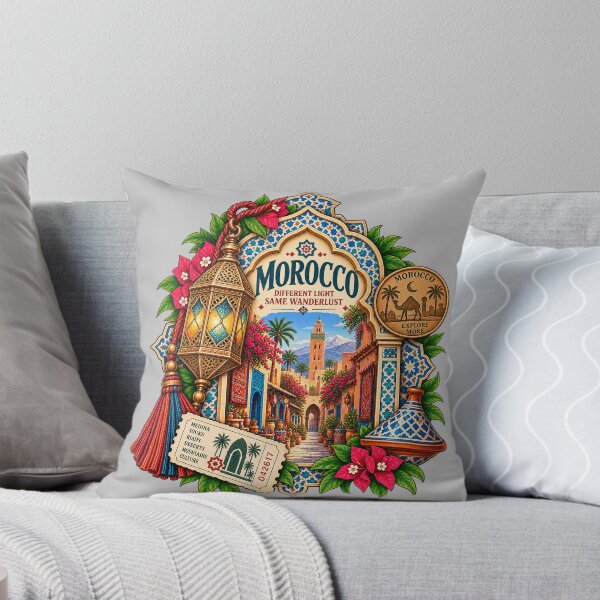 Item preview, Different Light, Same Wanderlust – Vintage Morocco Travel designed and sold by Ghostwave Atelier.