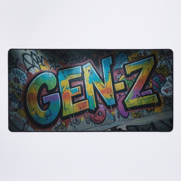 Item preview, Gen Z Graffiti Street Art Skatepark Design designed and sold by HappyPrintCo.