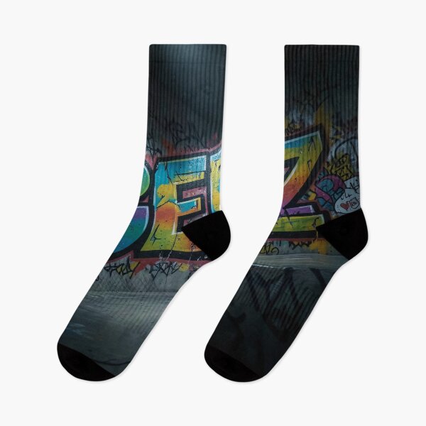 Item preview, Gen Z Graffiti Street Art Skatepark Design designed and sold by HappyPrintCo.