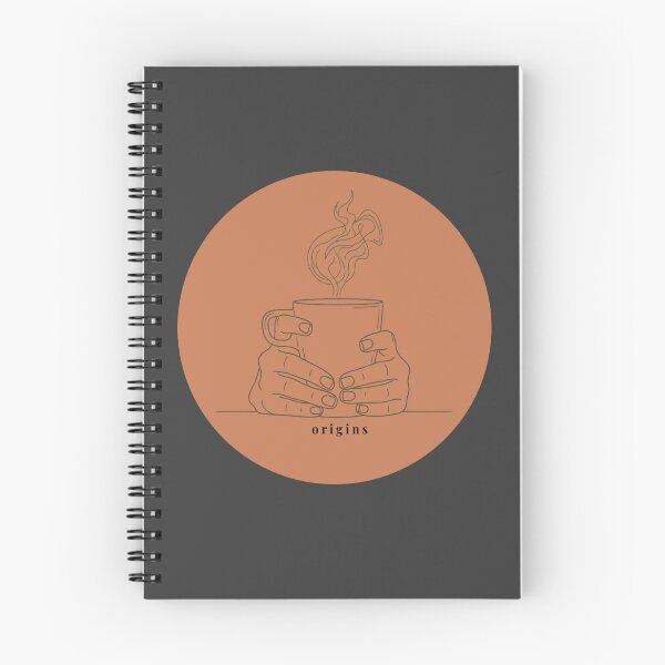 Item preview, Mindful Morning Coffee – Cozy Terracotta Botanical Circle Illustration designed and sold by ORIGINS LINES.