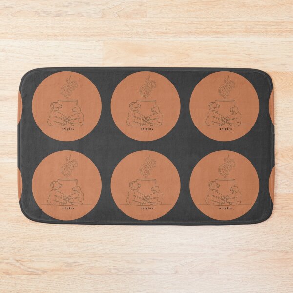 Item preview, Mindful Morning Coffee – Cozy Terracotta Botanical Circle Illustration designed and sold by ORIGINS LINES.