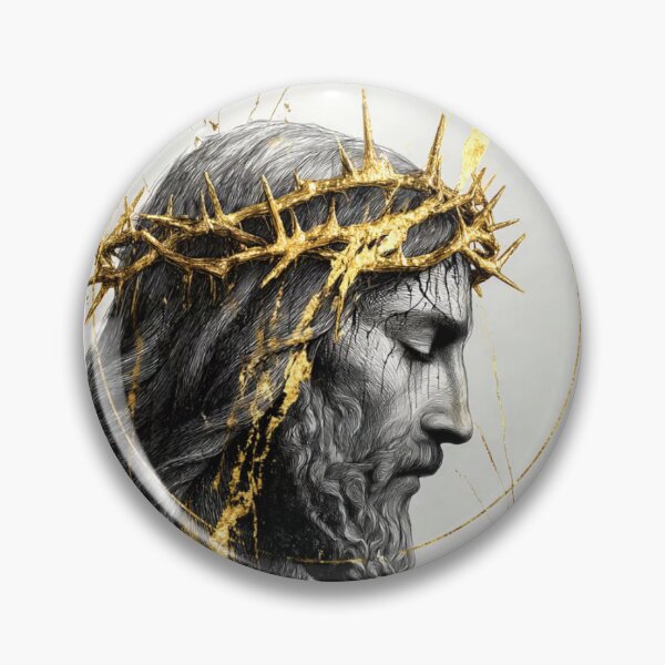 Item preview, Jesus Christ Modern Design Art Print Poster Wall Tee Vest Cushion Pillow Scarf Throw designed and sold by Cool Robot Bro..