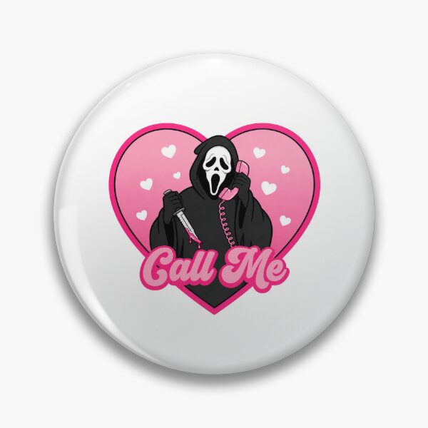 Item preview, Spooky Valentine Ghost Call Me Pink Horror designed and sold by wingoo22.