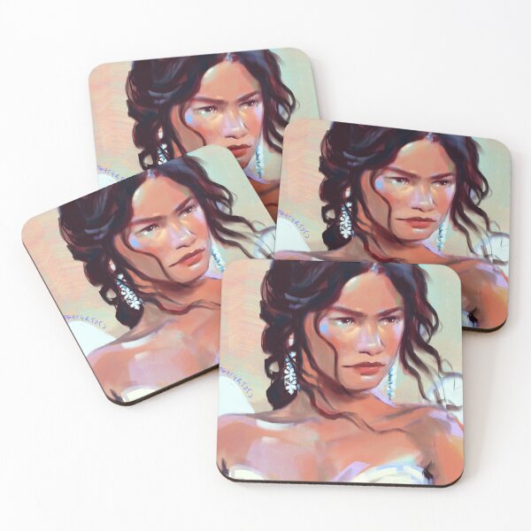 Item preview, Portrait of Zendaya's Odyssey Look designed and sold by Teatertots.