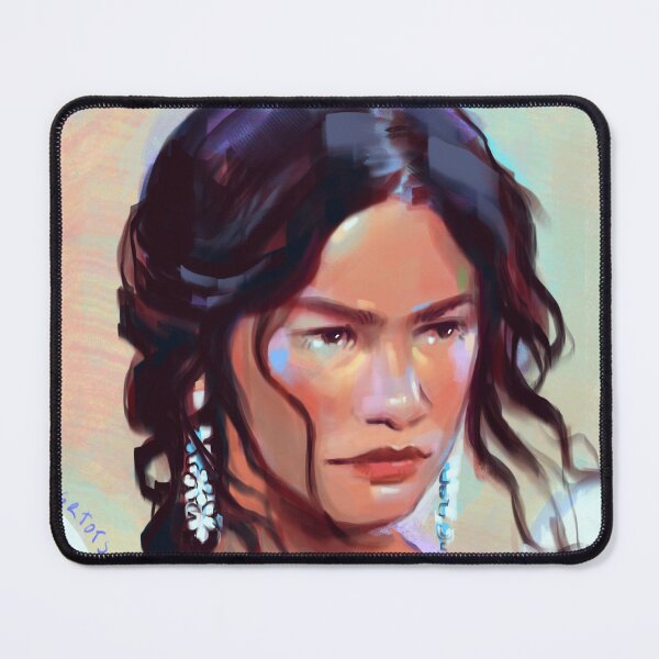 Item preview, Portrait of Zendaya's Odyssey Look designed and sold by Teatertots.