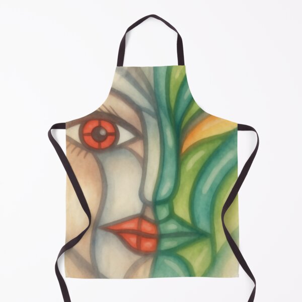 Item preview, Abstract Cubist Portrait, Watercolor Face designed and sold by Komaxstore.