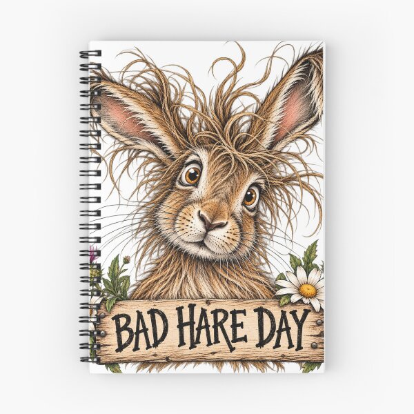 Item preview, Bad Hare Day designed and sold by FloramoonArt.