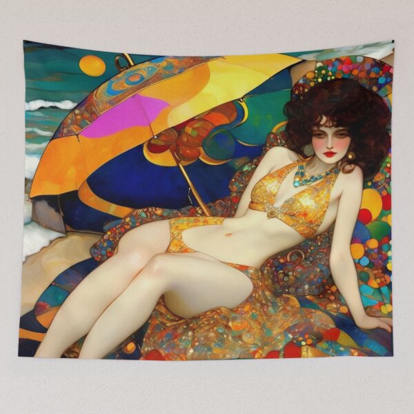 Item preview, A Day at the Beach designed and sold by TheDarkWardrobe.