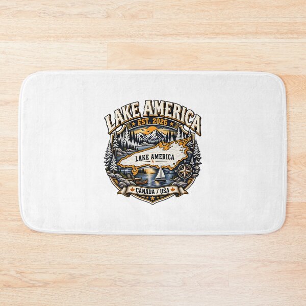 Item preview, Lake America Patriotic Landscape Sunset Vintage Adventure Design For Nature Lovers And Road Trip Enthusiasts | Perfect Gift For You And Friends designed and sold by shahroozj.