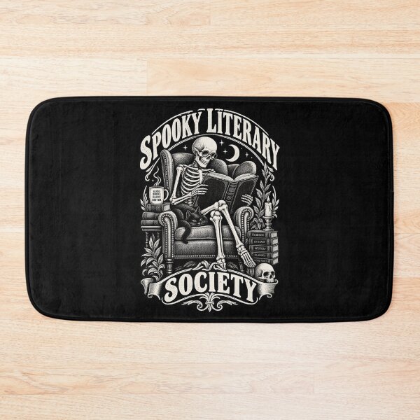 Item preview, Spooky Literary Society - Skeleton Reader Halloween designed and sold by Ridaelb.