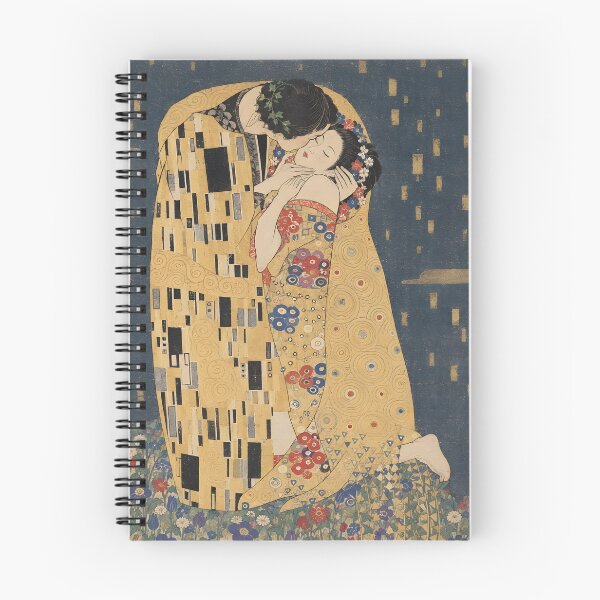 Item preview, The Kiss in Japanese Ukiyo-e Style designed and sold by theartmess.
