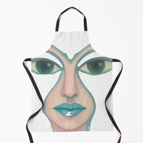 Item preview, Surreal Symmetrical Face in Watercolor designed and sold by Komaxstore.