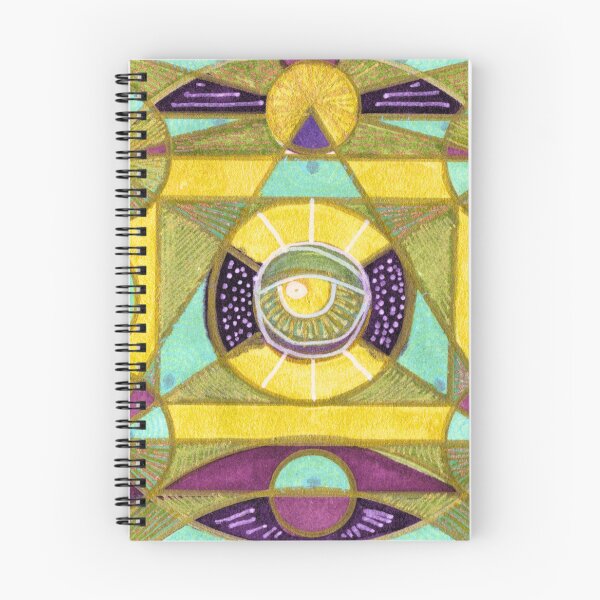 Item preview, Teal, Purple and Gold-Toned Geometric Abstract designed and sold by ArithraStudio.