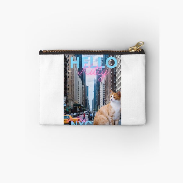 Item preview, Kawaii Urban Kitty Exploring New York City Iconic Big Apple Aesthetic Illustration | Limited Edition designed and sold by SARaza.