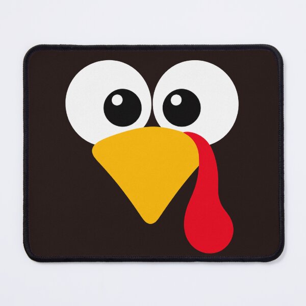 Item preview, Cute Turkey Face – Funny Thanksgiving Cartoon designed and sold by WolfmanProphecy.